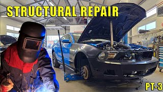 FORD MUSTANG GEN5 2010 - STRUCTURAL DAMAGE REPAIR 4.0 V6 | PART 3