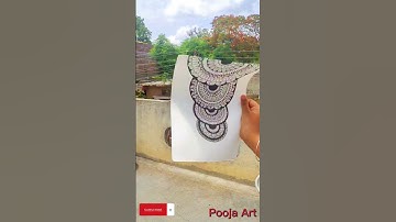 Mandala art basic pattern |creat your own mandala |Easy mandala pattern for beginners