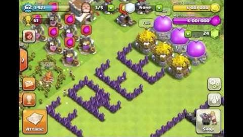 Farming 6 2 Million Resources in 30 Minutes! Clash of Clans   LOOT DESTRUCTION!