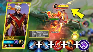 NEW REVAMPED CHOU ATTACK SPEED BUILD ONLY ITEM BEST TO MID GAME!! 100% OP BUILD (ATTACK SPEED) MLBB