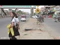 Exciting of women life factory worker in daily morning   cambodia real life workers women