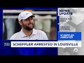 No. 1 PGA golfer Scottie Scheffler arrested in Louisville hours before tournament