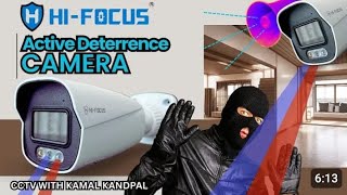 Hi Focus Active Deterrence Camera Installation |Best Active #cctvcamera