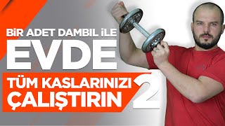 bir adet dambil ile evde tum kaslarinizi calistirin 2 youtube