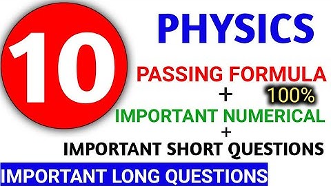10th Class Physics Guess Paper 2023, Class 10th physics guess paper 2023, physics guess guess 2023