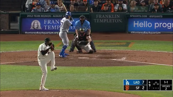 Dodgers vs Giants Game Highlights | JAMES OUTMAN C...