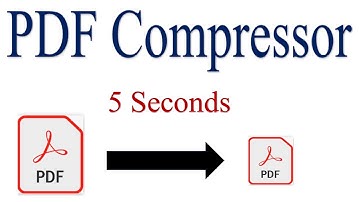 How to Compress a PDF |PDF compression