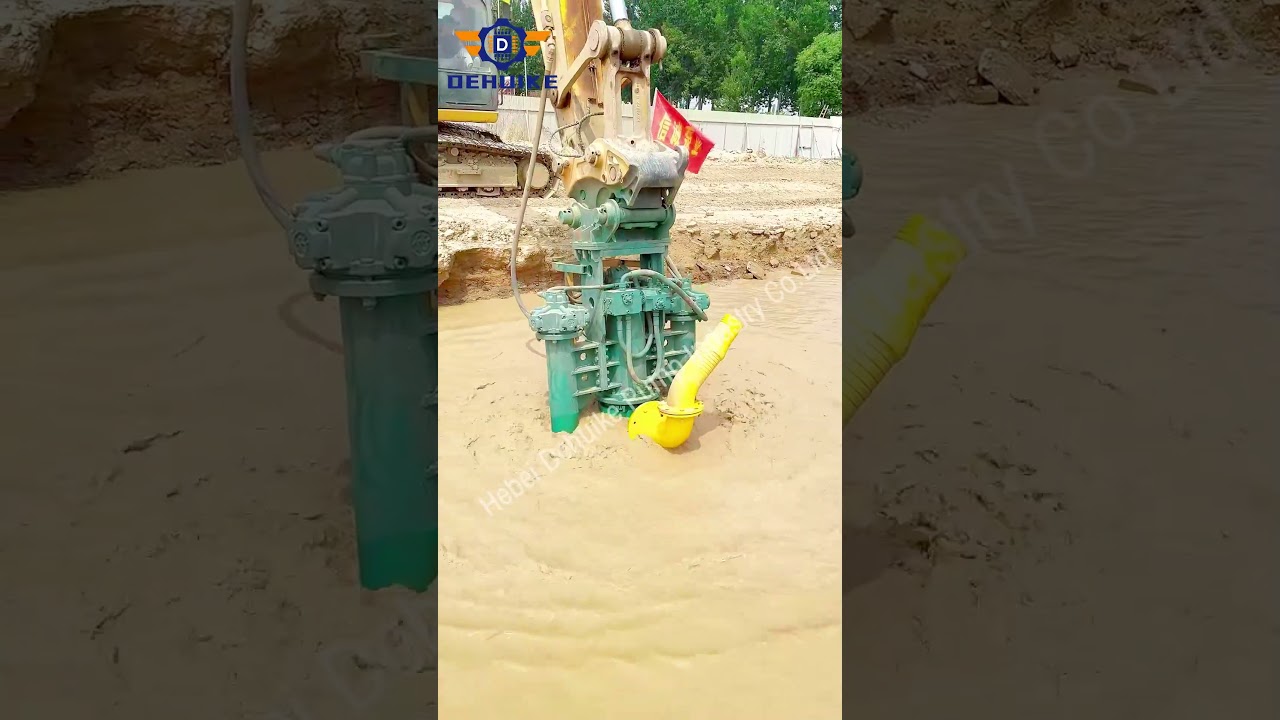 The slurry pump is processing sediment containing impurities 
