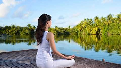 1 HOUR MEDITATION - CALM BY THE LAKE | HUMMINGBIRD 365 #PEACEFUL