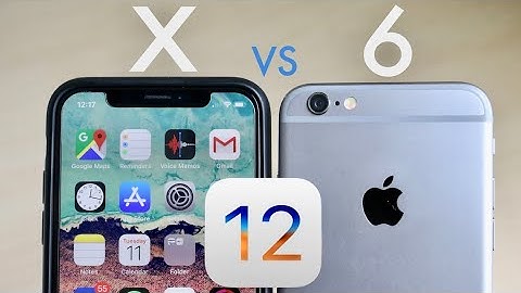 iPHONE X Vs iPHONE 6 On iOS 12! (Speed Comparison)
