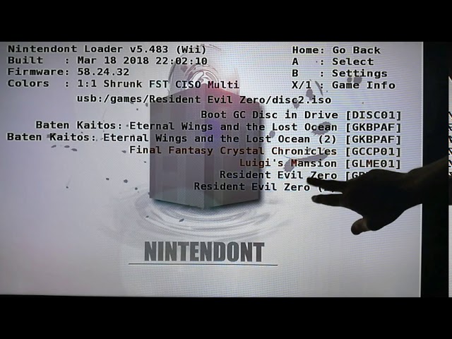 Nintendont not loading games : r/WiiHacks
