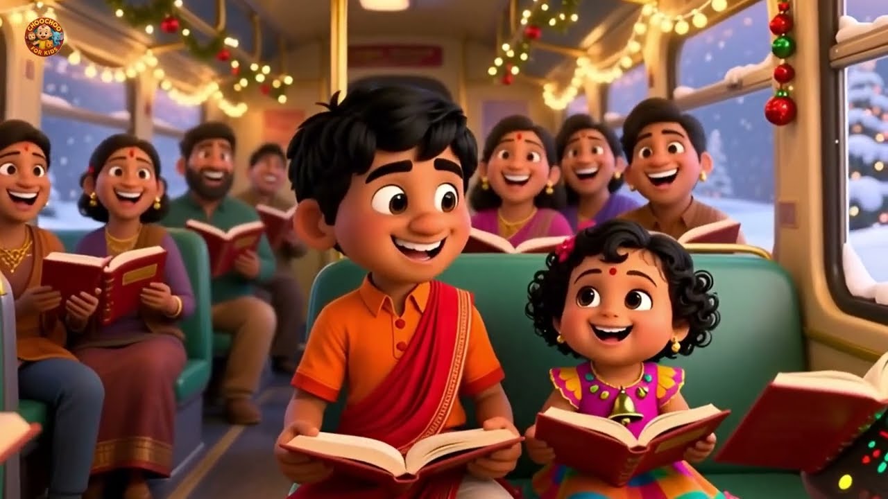 Bheem Xmas BusBeepGo 🎄🚌 | Christmas Bus Ride for Kids | Holiday Learning Video