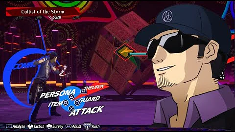 Persona 3 Reload - Junpei one shotting a full hp Tartarus boss (Merciless)