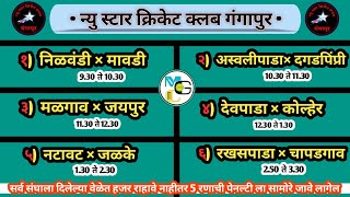 QUALIFY ROUND || NEW STAR CRICKET CLUB GANGAPUR || 2024 screenshot 3