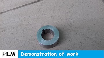 Keyway Cutting Tool For Lathe/Demonstration of work