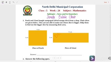 Class 5 Maths Worksheet Solution Week 24 (14/12/21)
