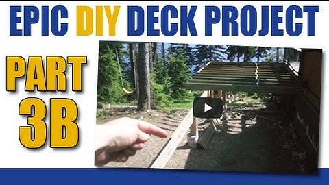Epic DIY Deck Project- Part 3B- More Joists & Minor Fix