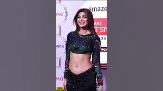 Shilpa Shetty KILLER Look In Black Navel Outfit at Lokmat Most Stylish 2023