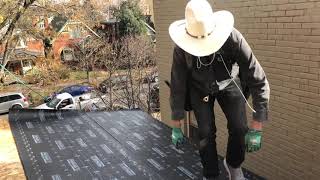 Part 1 How to install Peel and Stick or 2 ply Self adhered modified roof. Base Sheet