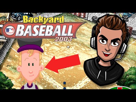 RANDY JOHNSON DINGER Backyard Baseball 2003 Season Playthrough Game 2 by 254Gaming