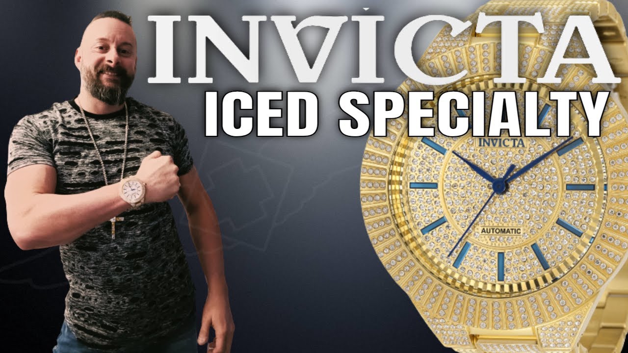 Invicta Watch Review | Iced Diamond Watch Review - YouTube
