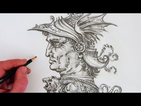 How to Draw like Leonardo da Vinci The Warrior
