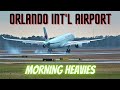 (4K) MORNING HEAVIES | PLANE SPOTTING | #ORLANDO INT&#39;L AIRPORT #MCO #AVIATION 1/20/23.