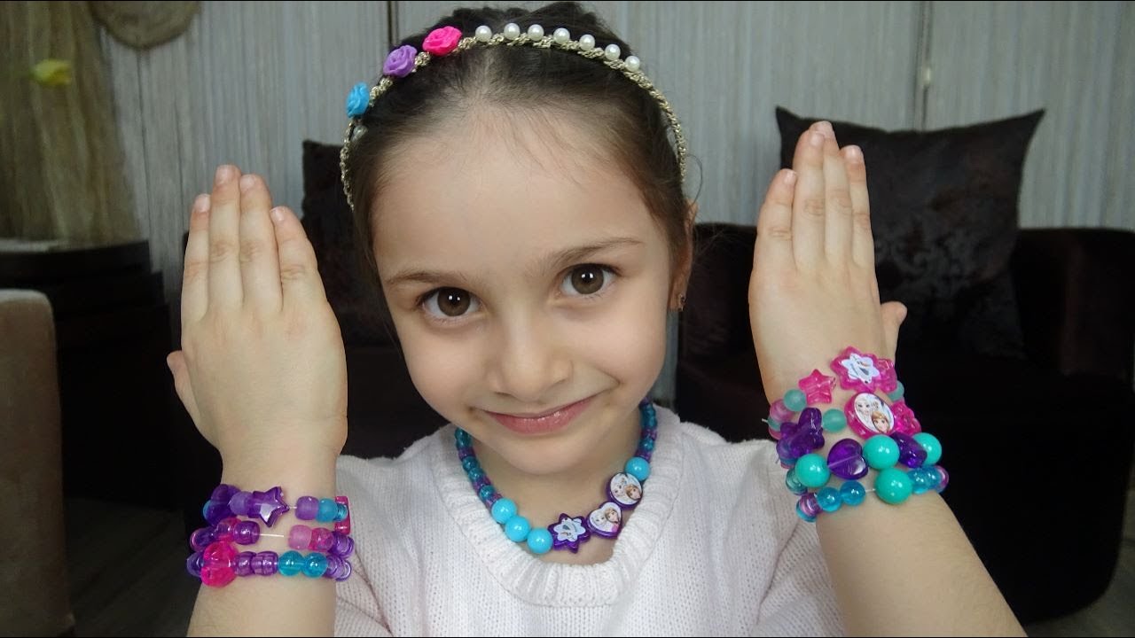 Lina İle Karlar Ülkesi Takı Tasarımı Yaptık Çok Güzel Oldu