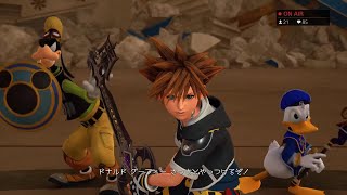 【キングダム ハーツIII♡ブラックコード♡EXPゼロ♡Lv1：クリティカルモード♡】オリンポス ハートレスの群れ戦まとめ②テーベ ロックトロール戦♡ソラ＆ドナルド＆グーフィー＆ヘラクレス♡←ふふ