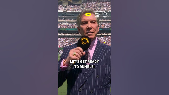 Michael Buffer getting us HYPE for PSG v Real Madrid