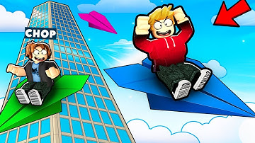 ROBLOX CHOP AND FROSTY FLY PLANES AT CLIMB THE TOWER