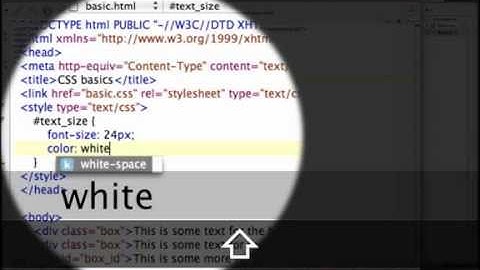 Web tutorial videos - part six (programming css syntax and structure)