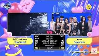 aespa (에스파) - 'Supernova' 4th Win + Encore on Mnet M Countdown 240530