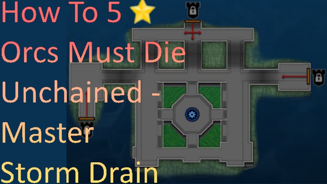 How To 5 Star Master - Storm Drain | Orcs Must Die! Unchained