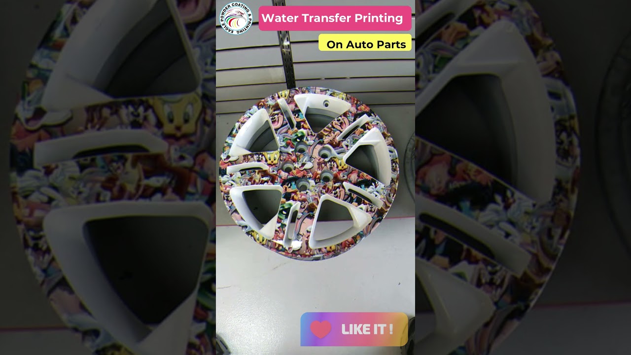 Hydrographic Printing on Auto Parts | EPCAP #shorts