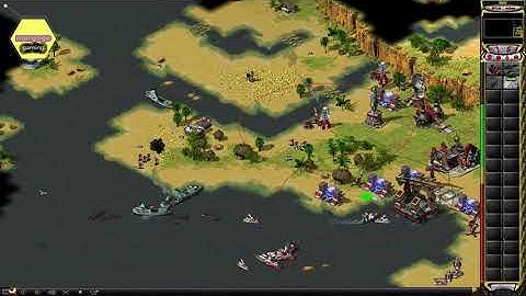 Red Alert 2 Soviet campaign Level Easy OPERATION SUB DIVIDE | margogo gaming