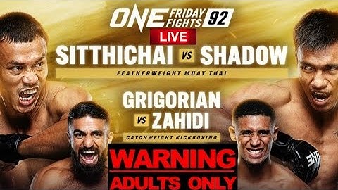 ONE FRIDAY FIGHTS 92 / ONE LUMPINEE 92: SITTHICHAI VS SHADOW LIVE FULL CARD REACTION STREAM
