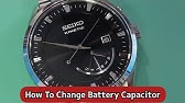How to Change/Replace Your Seiko Kinetic Battery/Capacitor - YouTube