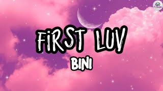 BINI | FIRST LUV - Lyrics
