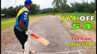 Fighter Nitin ! T20 Final ! Wicket Keeper Helmet Camera Cricket View