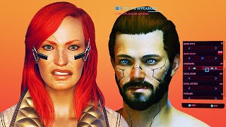 8 Minutes of Cyberpunk 2077 Character Creator Gameplay