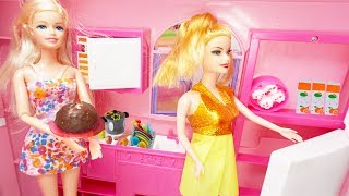 Mainan Masak Masakan! Barbie Masak! Mainan Anak Perempuan! Mainan Barbie! Barbie Kitchen Cake Toys