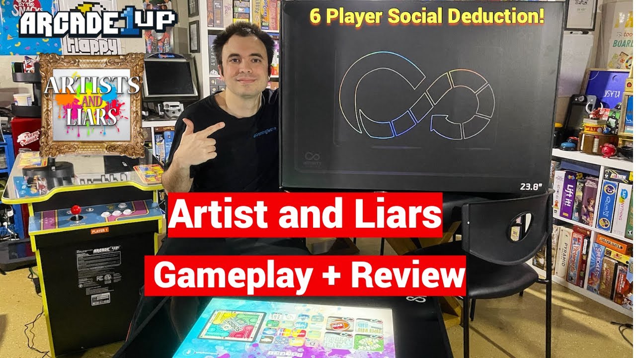 Artist and Liars Gameplay + Review on The Infinity Game Table Arcade1Up