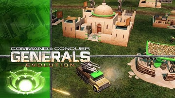 Command & Conquer Generals Evolution | GLA Gameplay - 4 Players FFA