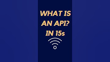WHAT IS AN API in 15 seconds |  Application Programming Interface #shorts