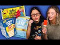 Trying Eggo PopTarts and Sour Patch ICE CREAM Bars?!