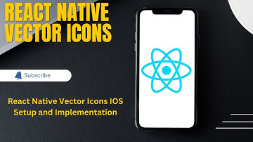 React Native Vector Icons on IOS 2025 | Install and Setup