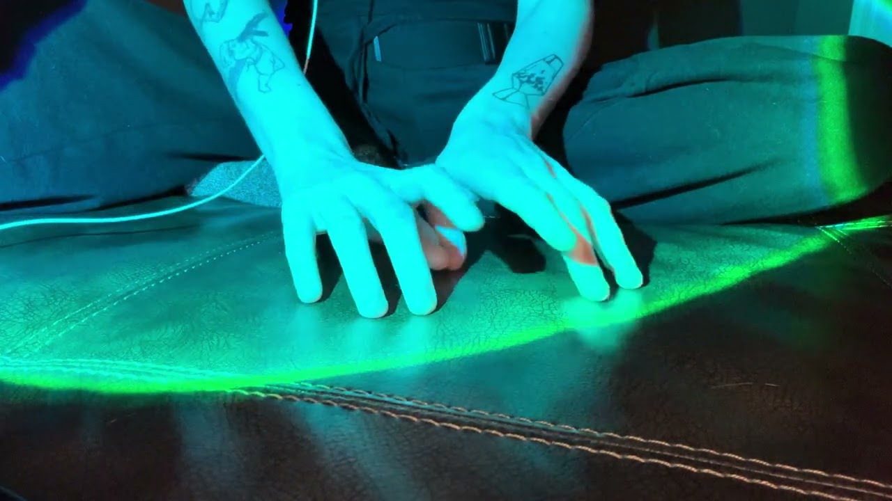 ASMR | Sticky tapping + hand movements for relaxation ☁️ (No nails/No talking)