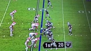 Derrick Johnson DESTROYS Raider RB Profile
