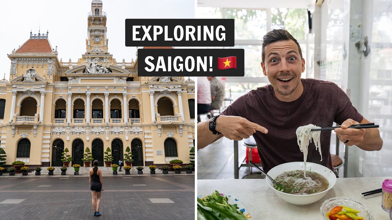 Our first time in VIETNAM! 🇻🇳 Exploring Ho Chi Minh City (Saigon) + Cu Chi  Tunnels! 